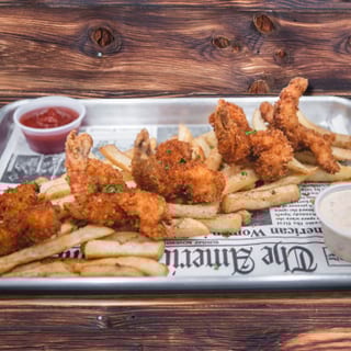 Fried Gulf Shrimp Platter