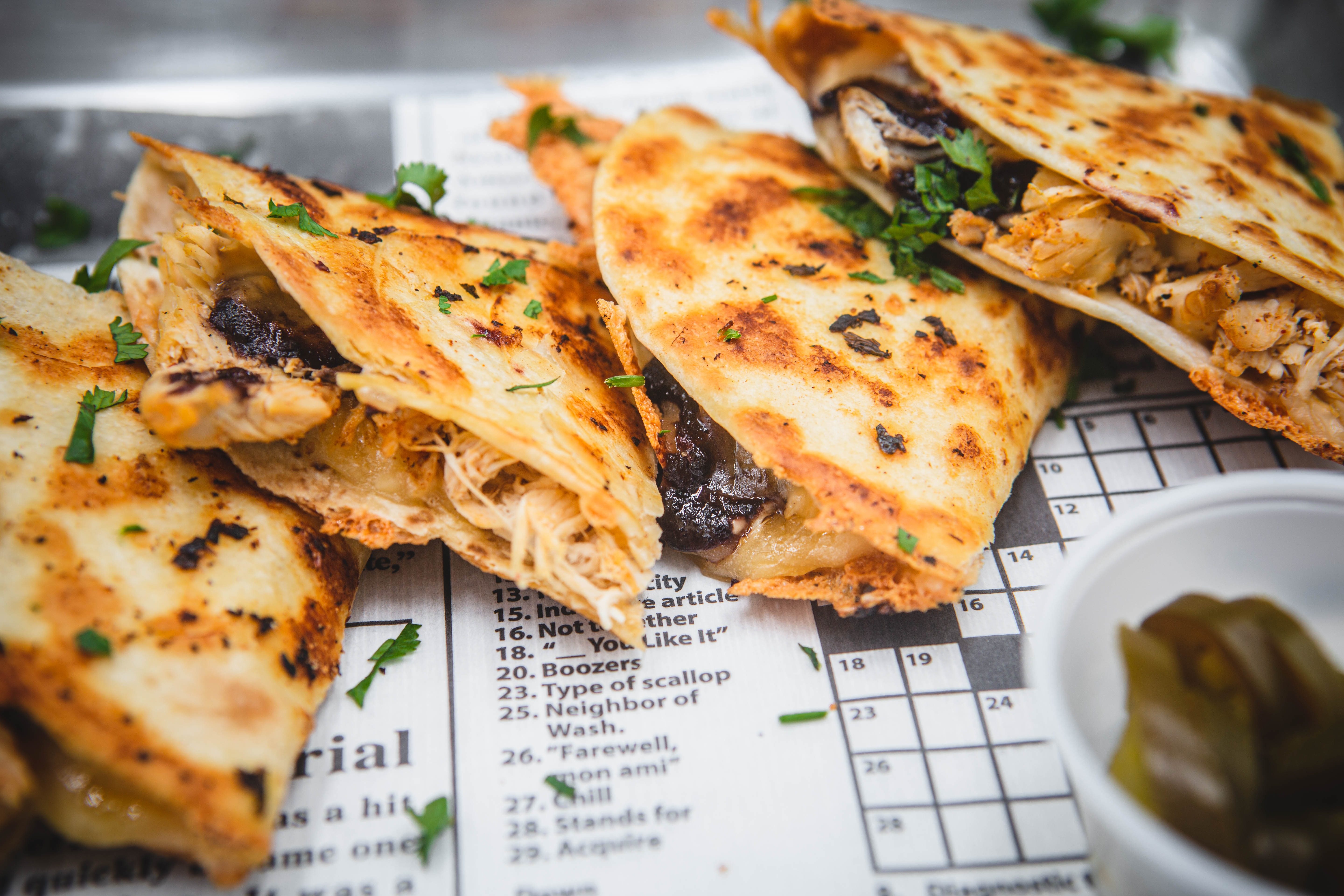 Chipotle Cherry BBQ Quesadilla.