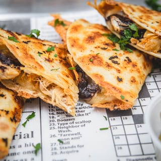 Chipotle Cherry BBQ Quesadilla