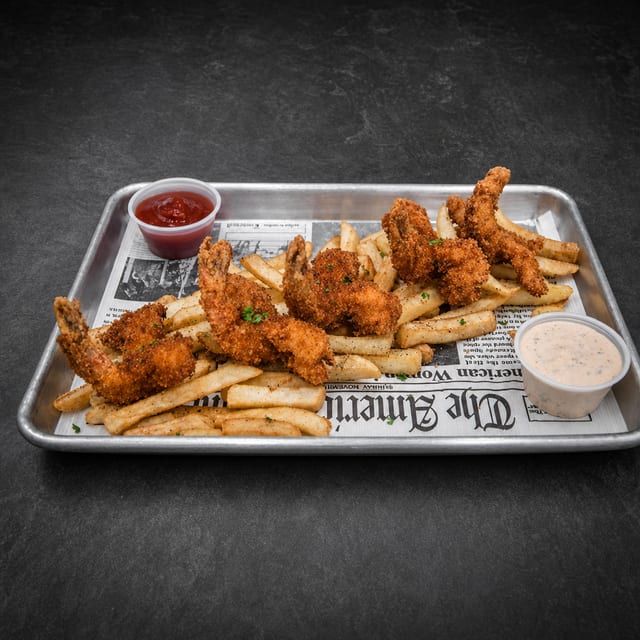 Fried Gulf Shrimp Platter.
