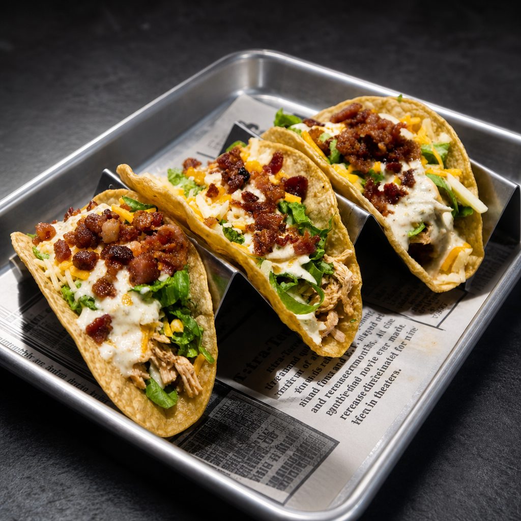 Chicken Bacon Ranch Taco.