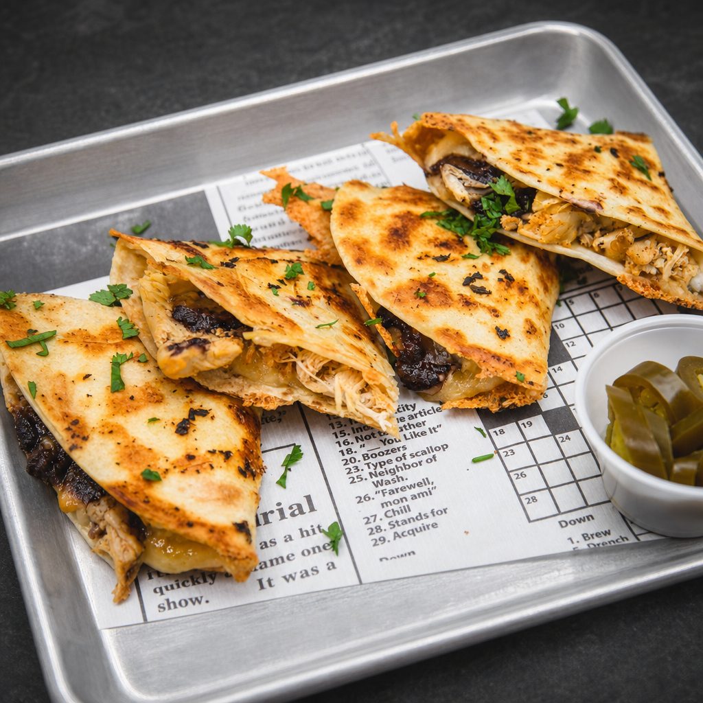 Chipotle Cherry BBQ Quesadilla.