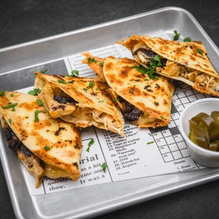 Chipotle Cherry BBQ Quesadilla