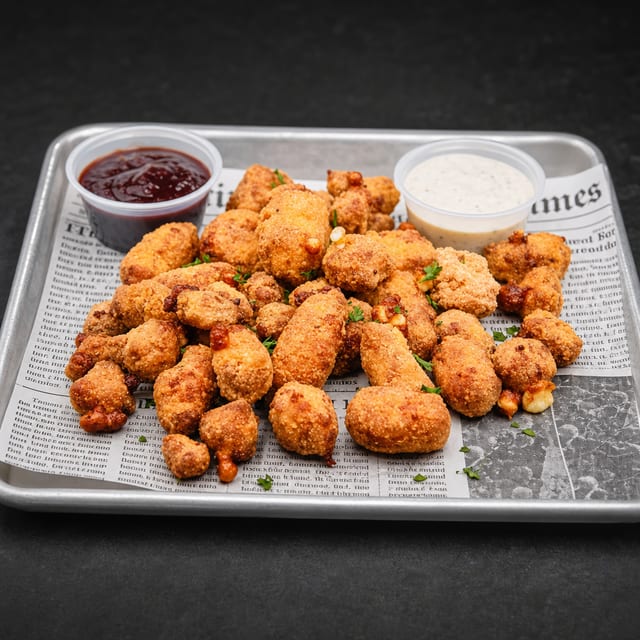 Battered Cheese Curds.