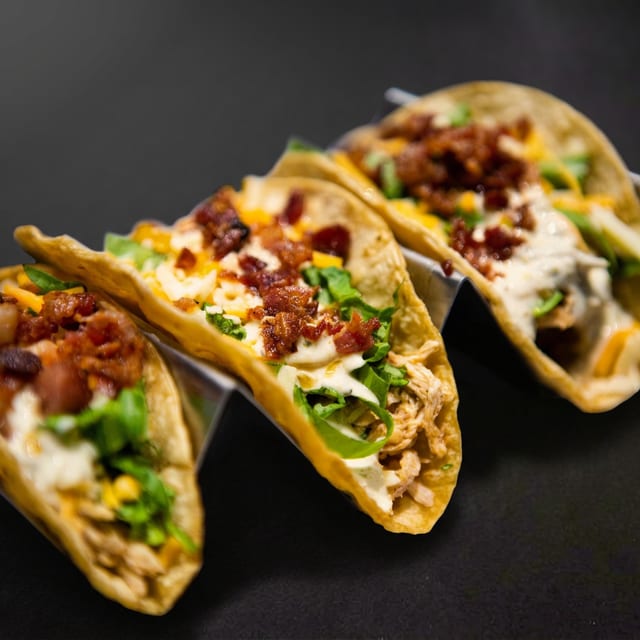Chicken Bacon Ranch Taco.