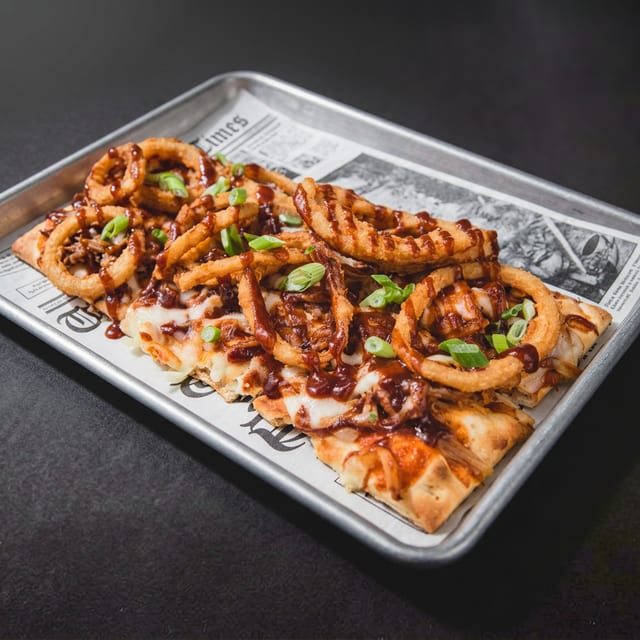 Pork Tornado Flatbread.