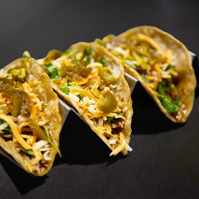 Sweet & Spicy Pork Taco.