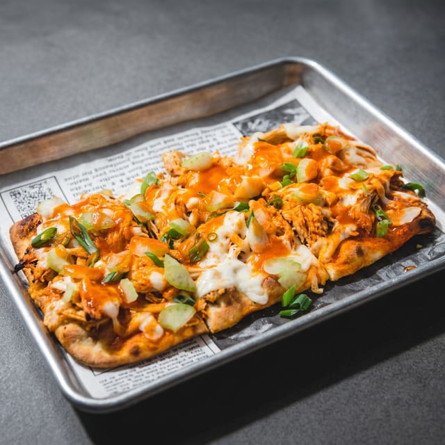 Buffalo Chicken Flatbread.