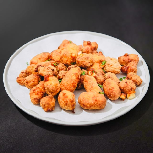 Battered Cheese Curds.